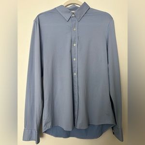 RHONE Commuter Lightweight Dress Shirt in Blue (Medium)